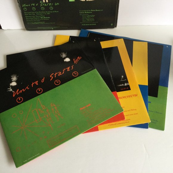 Laurie Anderson Live 1984 5 LP Box Set Electronic Experimental Synthesizer - Picture 8 of 15